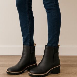 Dolce Vita Black Ankle Boots